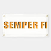Semper Fi 横断幕 (横)