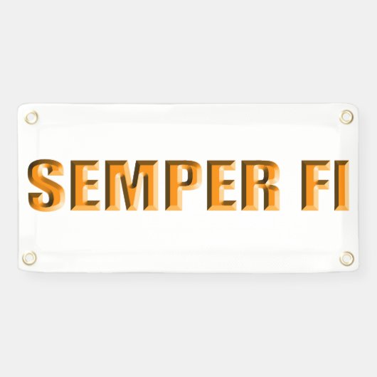 Semper Fi 横断幕 (横)