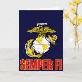 Semper Fi [EGA] カード (黄色い花)