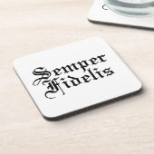 Semper Fidelis – ラテンフレーズ コースター (左側)