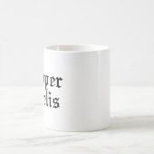 Semper Fidelis – ラテンフレーズ コーヒーマグカップ (中央)