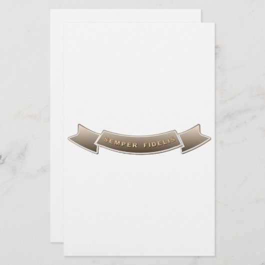 Semper Fidelis 便箋 (正面/裏面)