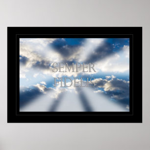 Semper Fidelis and Clouds ポスター