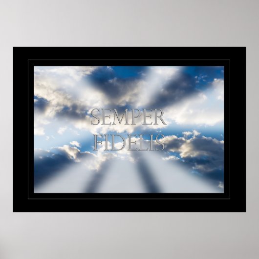Semper Fidelis and Clouds ポスター (正面)