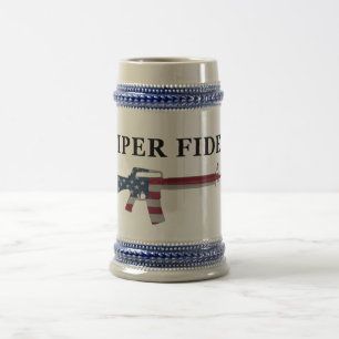 Semper Fidelis M16ステイン ビールジョッキ