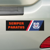 Semper Paratusのバンパーステッカー バンパーステッカー (車上)
