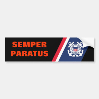 Semper Paratusのバンパーステッカー バンパーステッカー