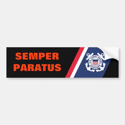 Semper Paratusのバンパーステッカー バンパーステッカー (正面)