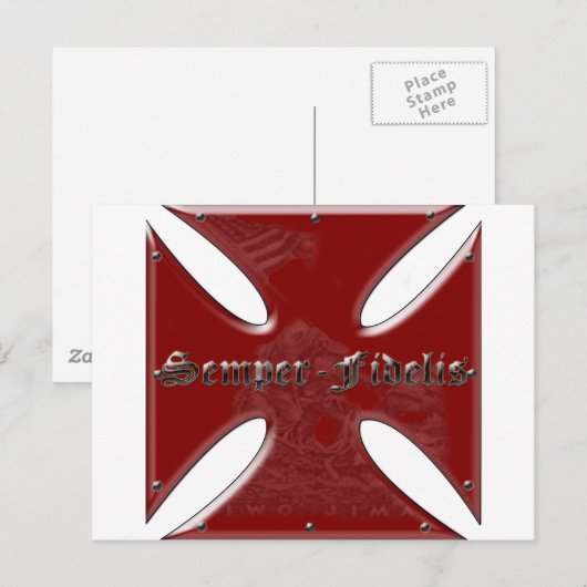 SemperFidelisCross.png ポストカード (正面/裏面)