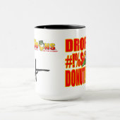 SemperToonsのマグ-ドーナツを落として下さい マグカップ (中央)