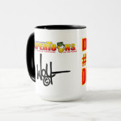 SemperToonsのマグ-ドーナツを落として下さい マグカップ (正面左)