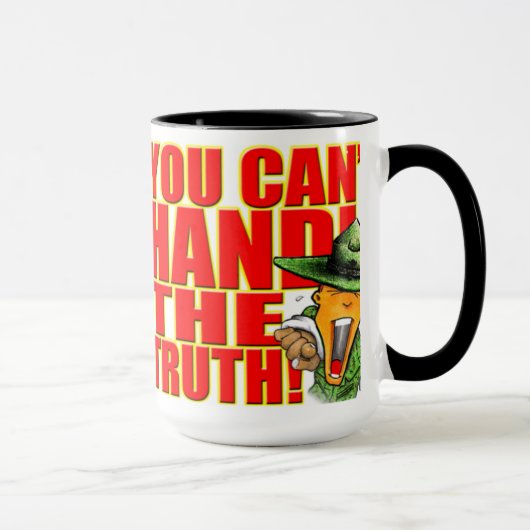 SemperToonsのマグ-真実を扱うことができません-女性 マグカップ (右)