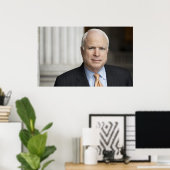 Sen. John McCain ポスター (ホームオフィス)