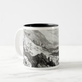 SenafeとRahaguddy間の眺め ツートーンマグカップ (正面左)