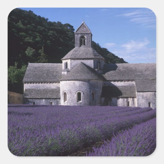 Senanque Abbey, Gordes, Vaucluse, Provence, 2 スクエアシール (正面)