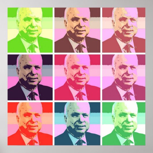 Senator John McCain ポスター (正面)