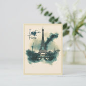 Send a Piece of Paris with You -エッフェルタワー ポストカード (スタンド正面)
