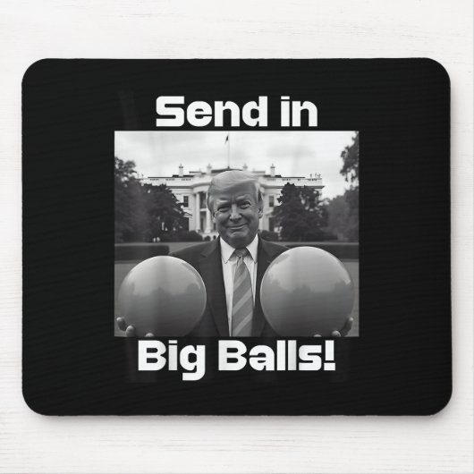Send In Big,トランプ大統領とドージ マウスパッド (正面)