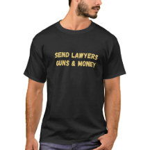 Send Lawyers Guns And Moneyヴィンテージスタイルシャツ