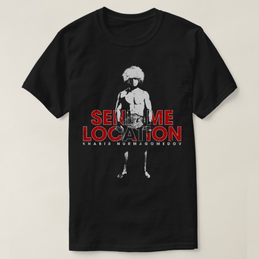 Send Me Location   Khabib Essential T Shirt Tシャツ (デザイン正面)