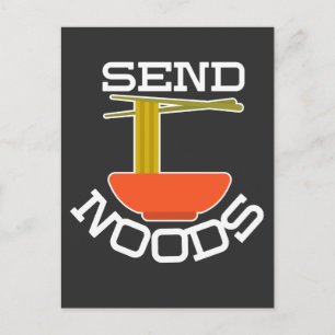 Send Noods – 麺愛好家アジア料理パン ポストカード