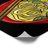 Send Noods Kakashi Bowl Ramen Japan Ahegao Anime J ポスター (角)
