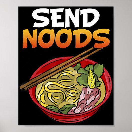 Send Noods Kakashi Bowl Ramen Japan Ahegao Anime J ポスター (正面)