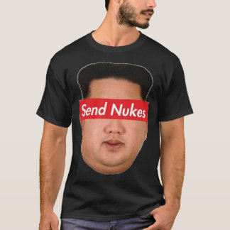 Send Nukes Kim Jong UnミームクラシックTシャツ Tシャツ