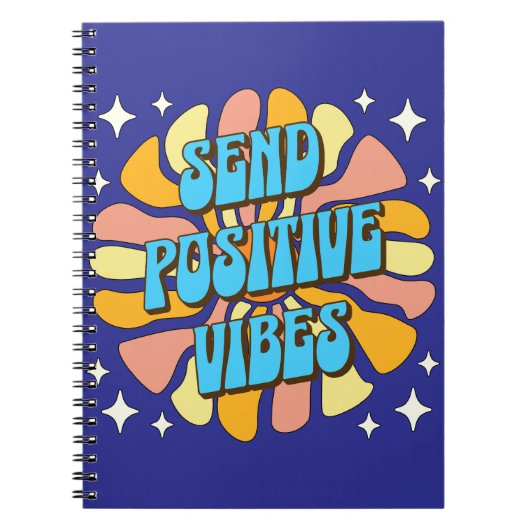 Send Positive Vibes ノートブック (正面)
