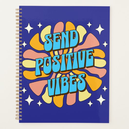 Send Positive Vibes プランナー手帳 (正面)