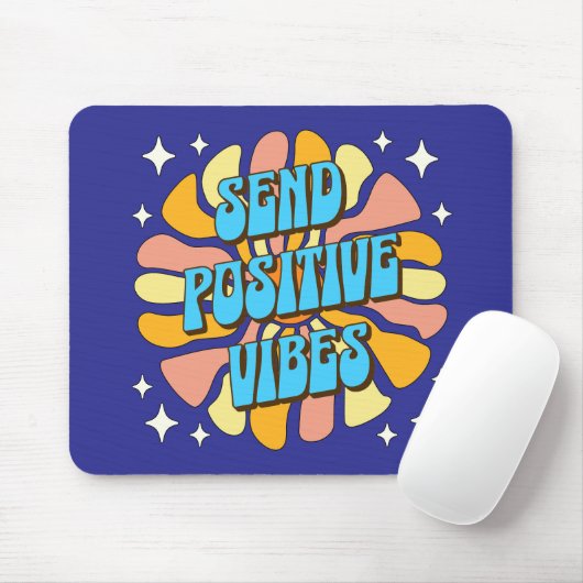 Send Positive Vibes マウスパッド (マウス)