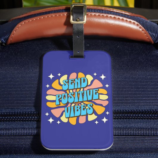 Send Positive Vibes ラゲッジタグ (正面インサイチュ2)