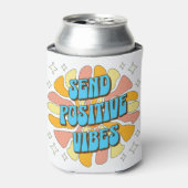 Send Positive Vibes 缶クーラー (缶正面)