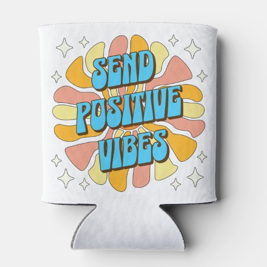 Send Positive Vibes 缶クーラー (裏面)