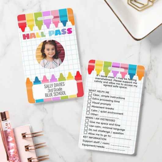 SEND Student Support Crayon Maths Pass Badge バッジ (オフィス)