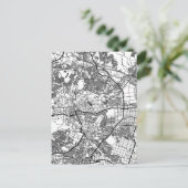 Sendai Japan City Map ポストカード (スタンド正面)