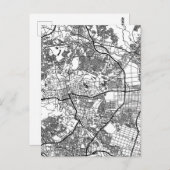 Sendai Japan City Map ポストカード (正面/裏面)