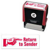Sender Finger Pointingヴィンテージ・メールに戻る セルフインキングスタンプ (インサイチュ)