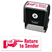 Sender Finger Pointingヴィンテージ・メールに戻る セルフインキングスタンプ (インサイチュ)