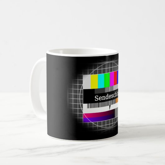 SendeSchluss! コーヒーマグカップ (正面左)