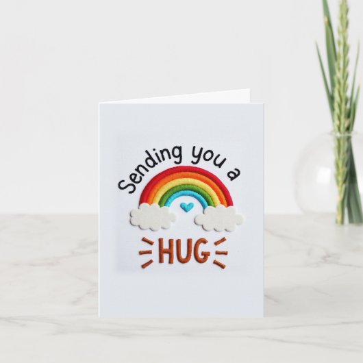 Sending a Hug GET WELL SOON カード (正面)
