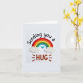 Sending a Hug GET WELL SOON カード (黄色い花)