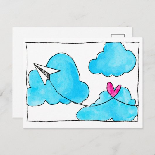 Sending Love ポストカード (正面/裏面)