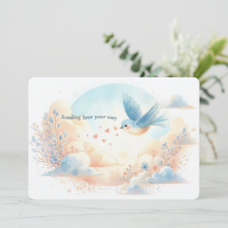 Sending Love Your Way – Personalized Flat Card シーズンカード