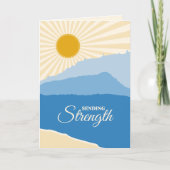 Sending Strength Mountain and Lake カード (正面)