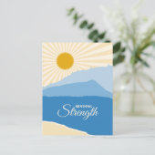 Sending Strength Mountain and Lake ポストカード (スタンド正面)