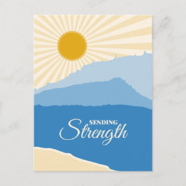 Sending Strength Mountain and Lake ポストカード