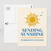 Sending Sunshine to Brighten Your Day Postcard ポストカード (正面/裏面)