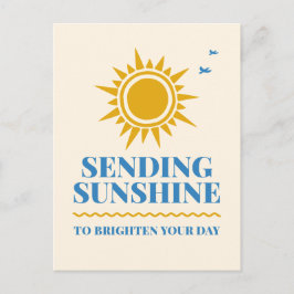 Sending Sunshine to Brighten Your Day Postcard ポストカード