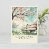 Sending Warm Wishes  シーズンカード (スタンド正面)